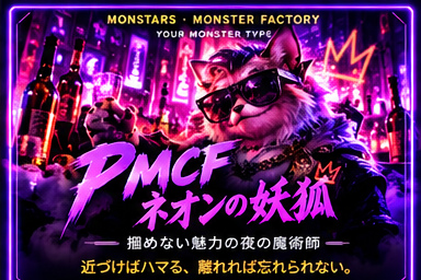 ネオンの妖狐のモンスター