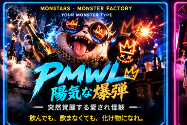 陽気な爆弾のモンスター